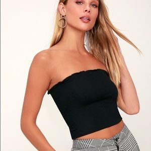 Abercrombie & Fitch ribbed tube top